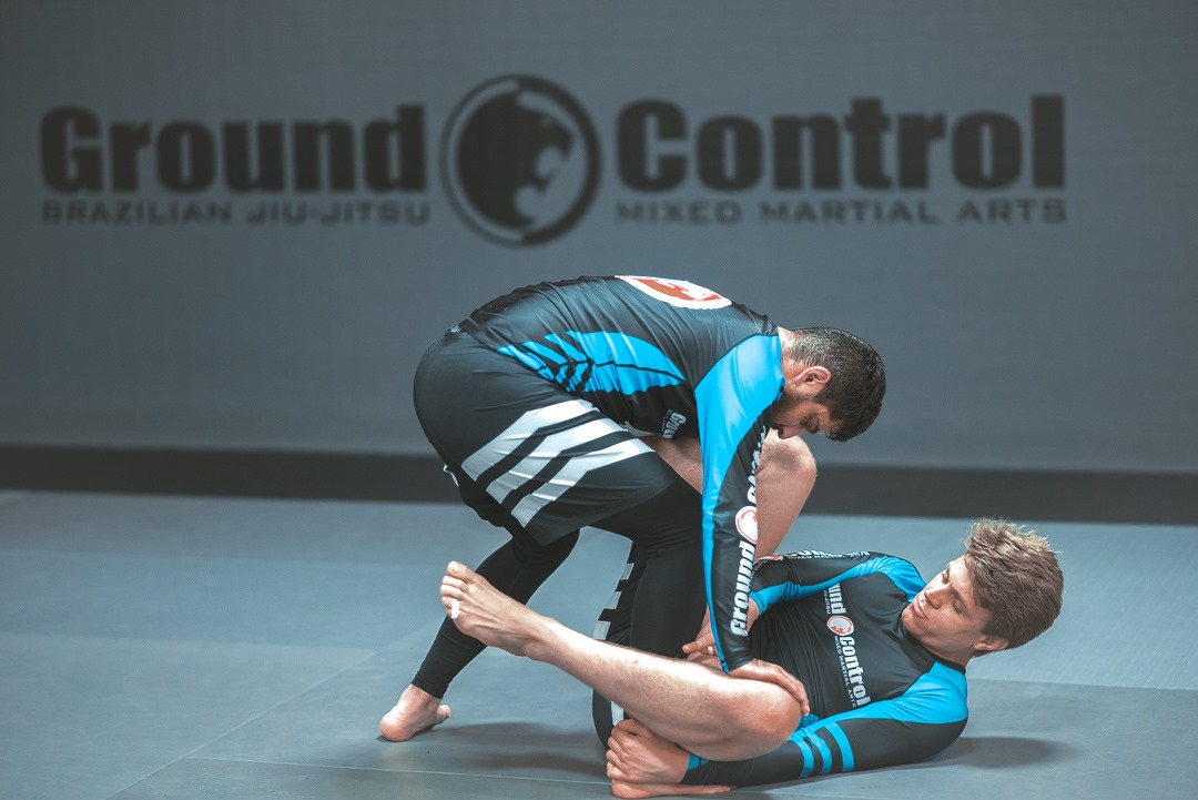 Students resetting after a technique drill