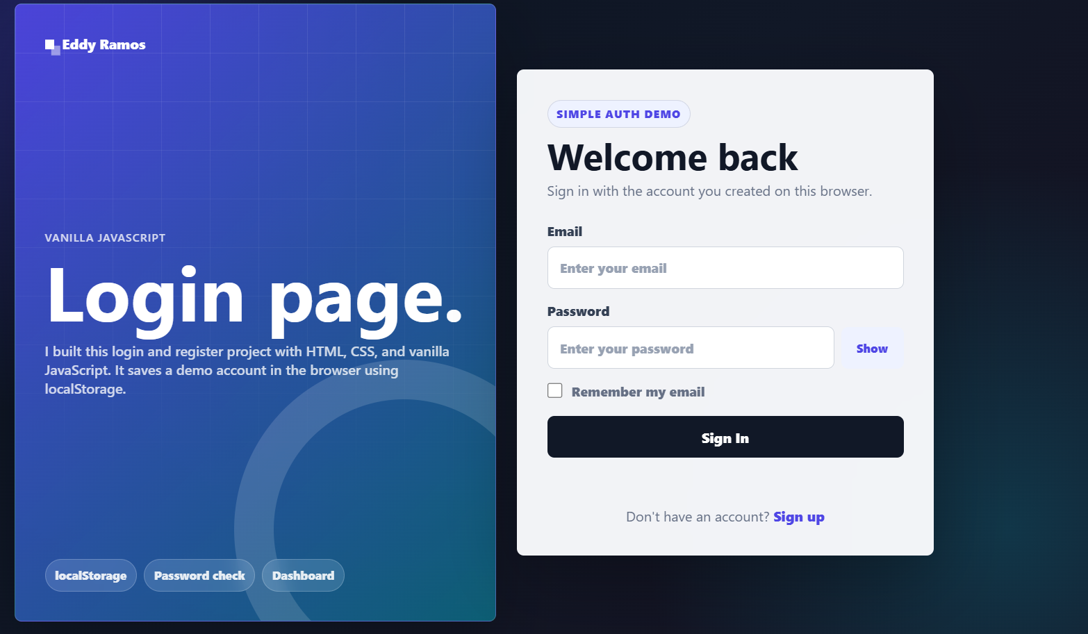 Login Page