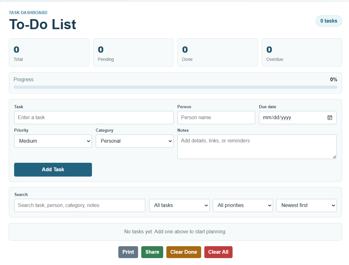 To-Do List App