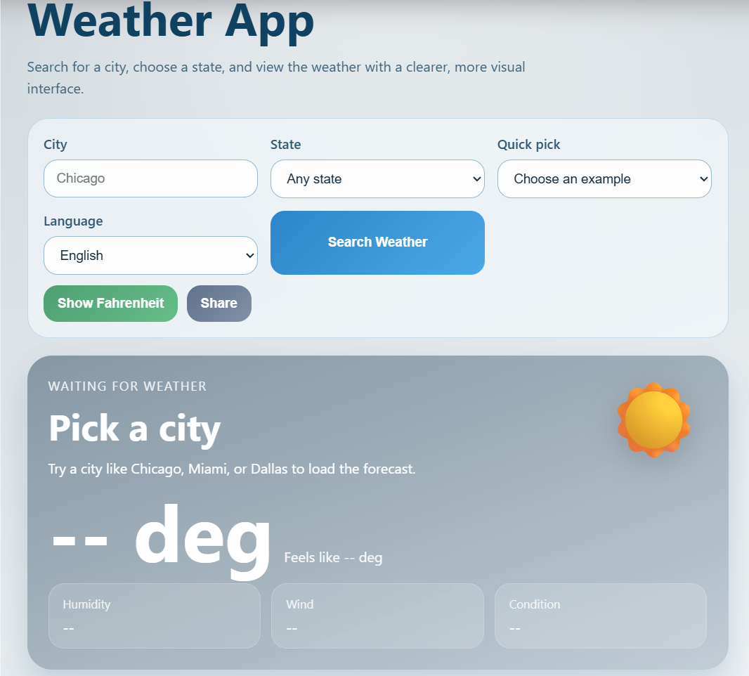 Weather App